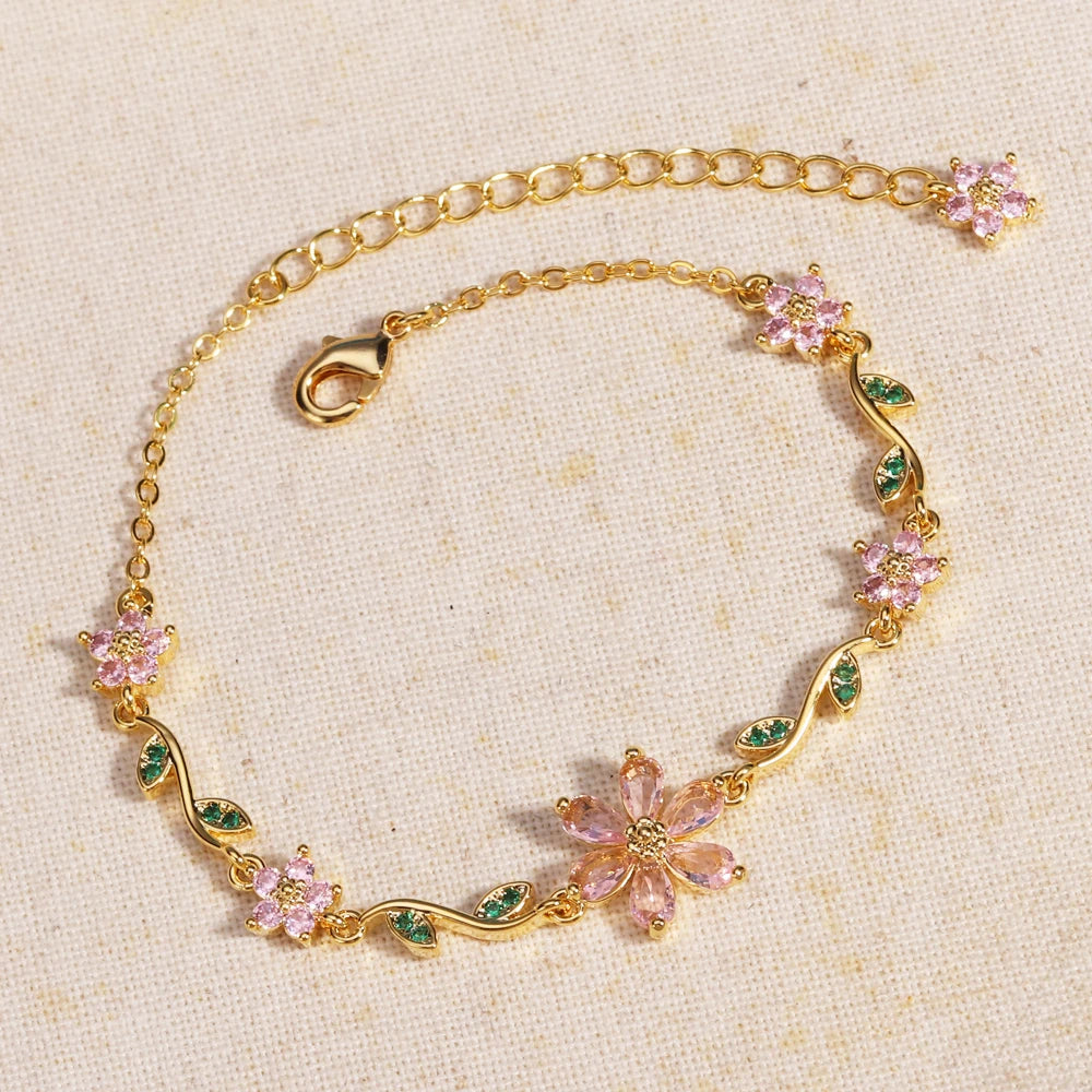 Pink Zircon Bracelet